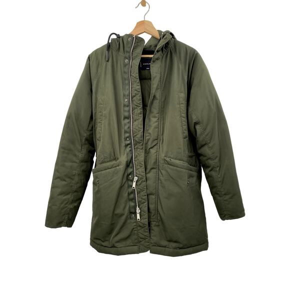 Everlane renew green long parka coat - Picture 2 of 4